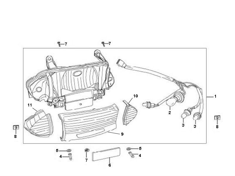 Fanale posteriore Sachs 49er 4 tempi