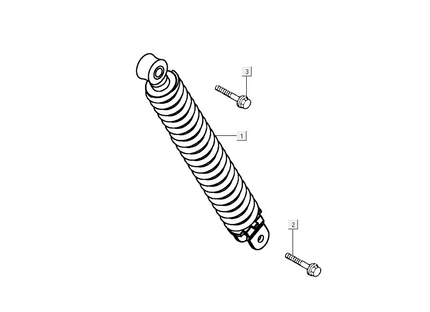 Ammortizzatore Kymco Sento 50 4 tempi rosa