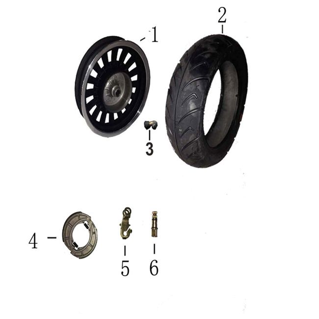 Ruota posteriore - Scarpe BTC Cruise Brake