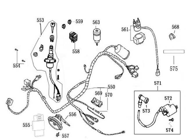 Blocchetto di accensione - Cablaggio AGM New Flash Euro 2 ←2018