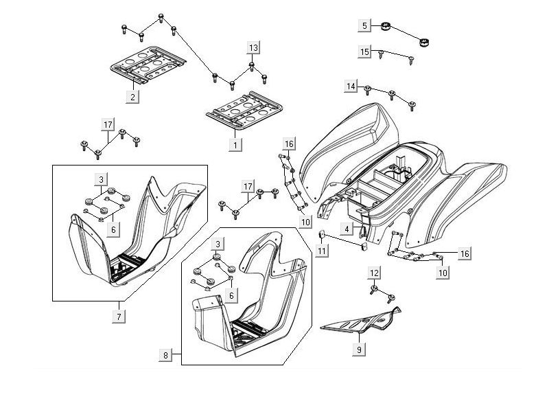 Portapacchi Kymco Maxxer 90 nero