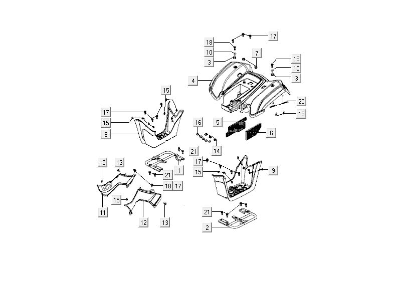 Portabagagli Kymco MXU 50