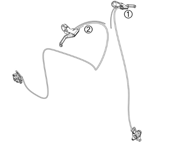 Sistema frenante Yadea Trooper 01 Fat bike