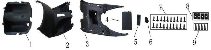 Paragambe - Pedana AGM Fly nera