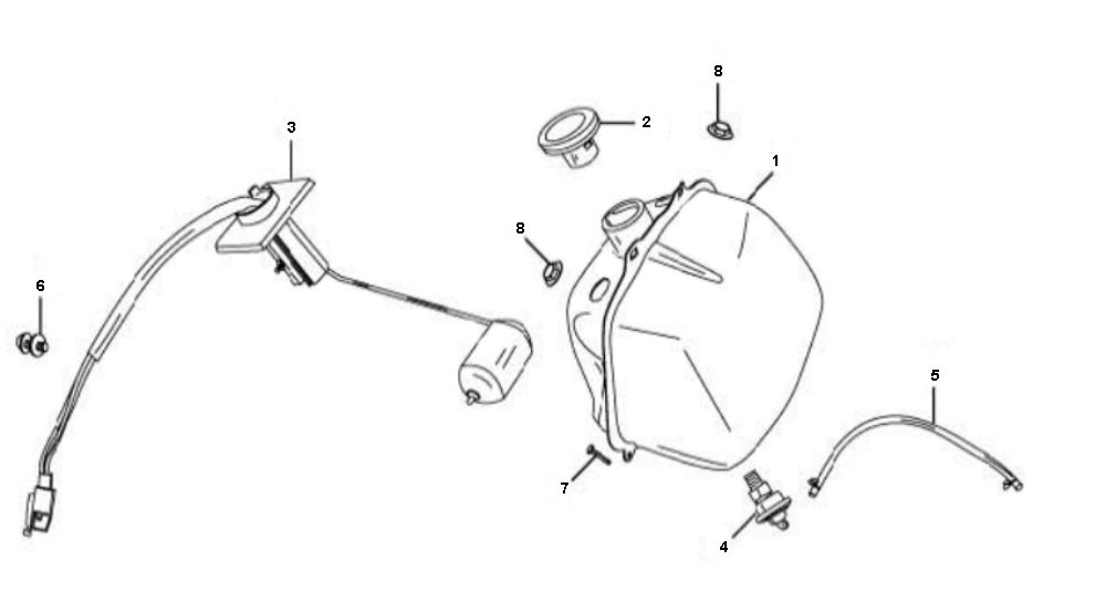 Serbatoio Rover Fun 4 tempi