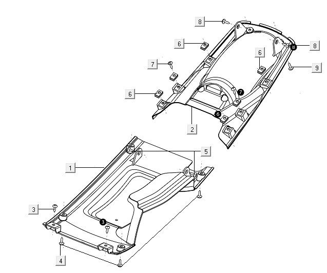 Piastra inferiore Niu M1
