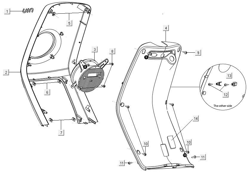 Copertina anteriore - Paragambe Niu M1 bianco