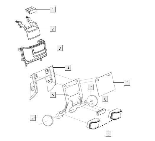 Fanale posteriore Niu NQI Cargo