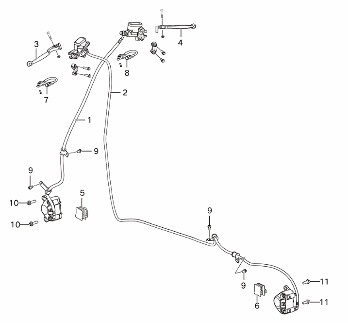Sistema frenante Yadea Voltguard