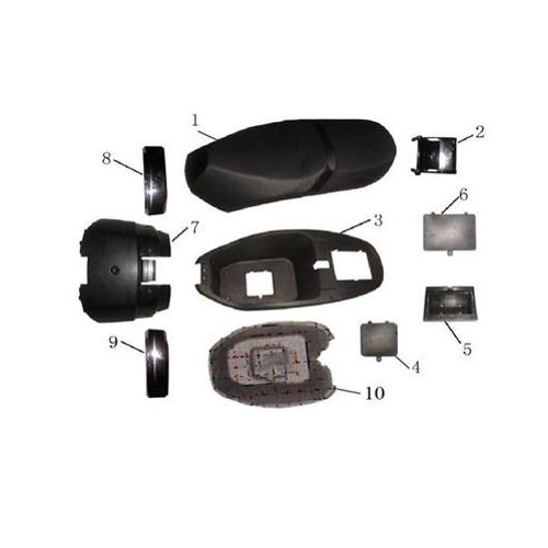 Sella - Scatola porta casco BTC Bellagio (12 pollici) 15