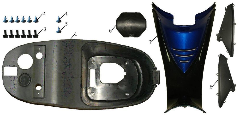 Scatola porta casco rossa China Touring