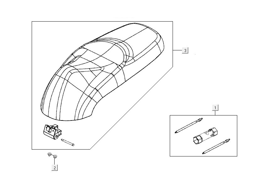 Sella Kymco Like TT 4 tempi nera lucida 2015