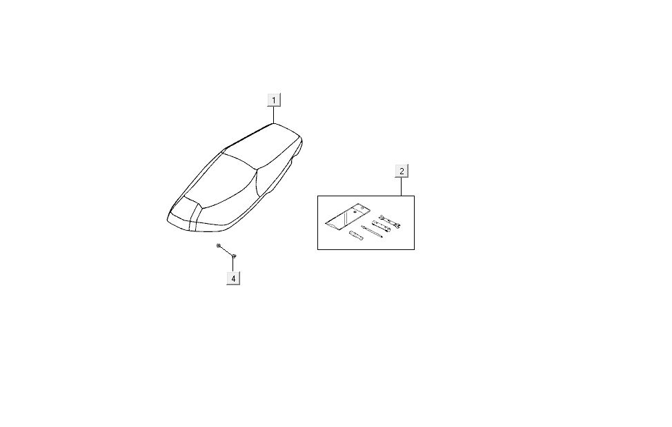 Sella Kymco Super8 50 4 tempi 2007-2009 rossa nera