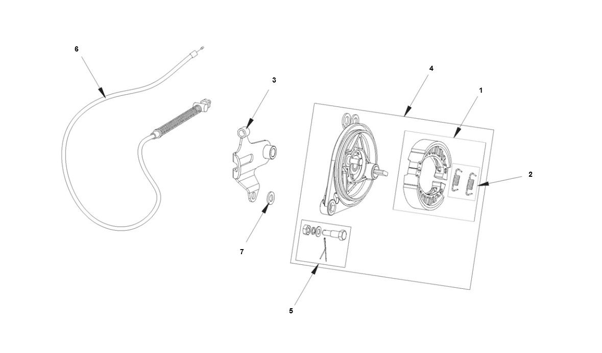 Bicicletta Brake-Bye posteriore