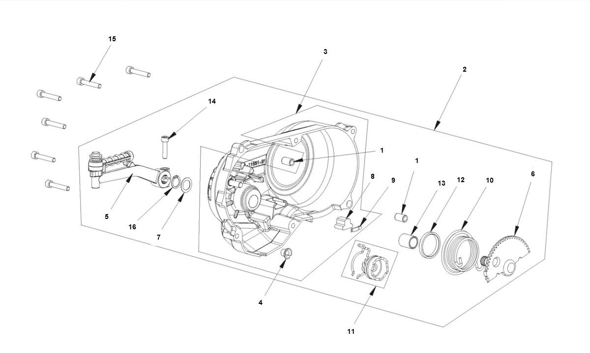 Coperchio carter Bye-Bike