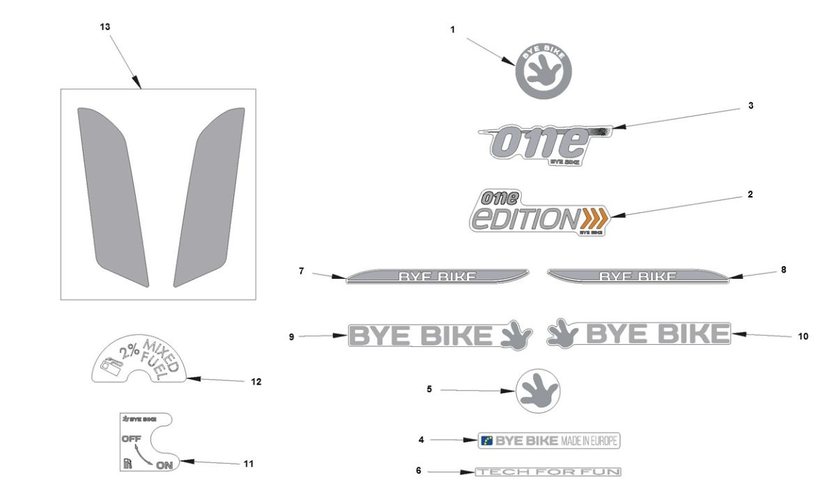 Adesivi - Logo Bye-Bike