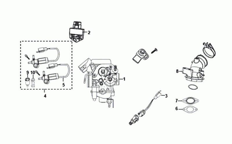 Carburatore Sym Fiddle III Euro 4