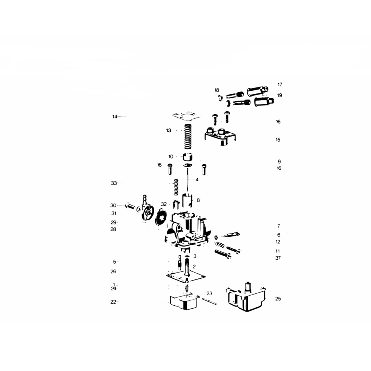 Carburatore Bing 15MM Zundapp GTS 50 529-026, 028, 029