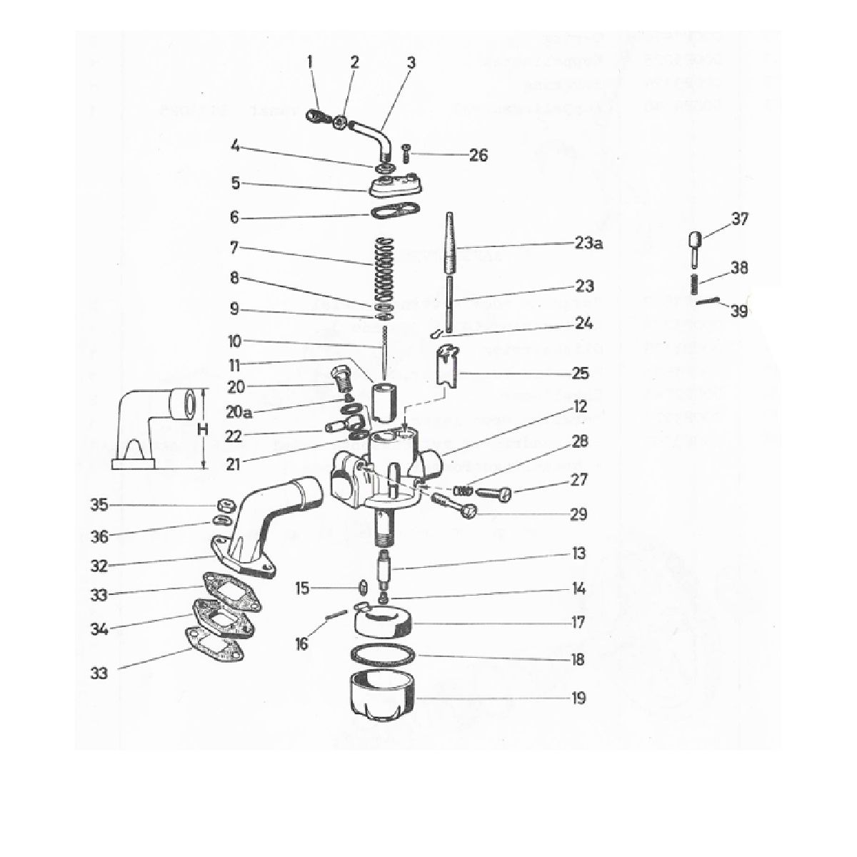 Carburateur Puch Maxi