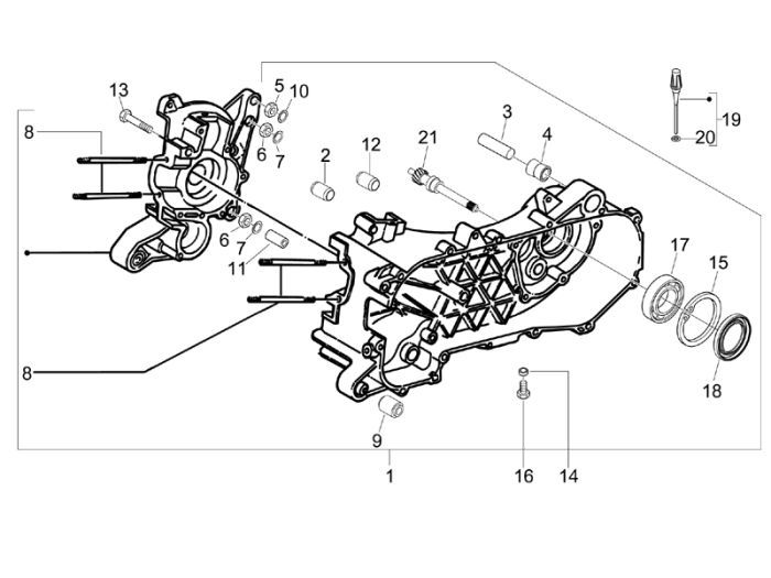 Carter Piaggio Liberty 50 2 tempi AC