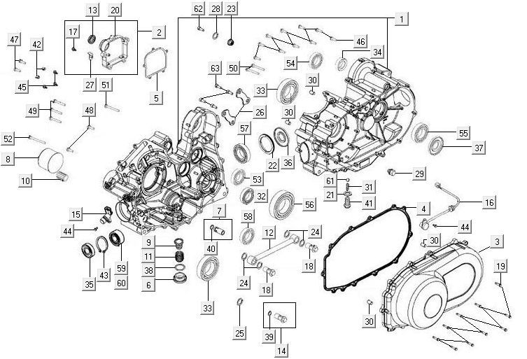 Carter Kymco MXU 50 2T AC