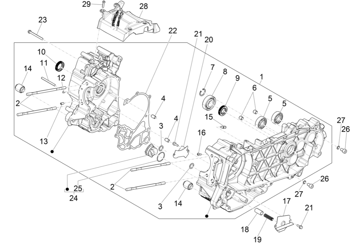 Carter Piaggio Medley 125 ABS Euro 5 2021-2022