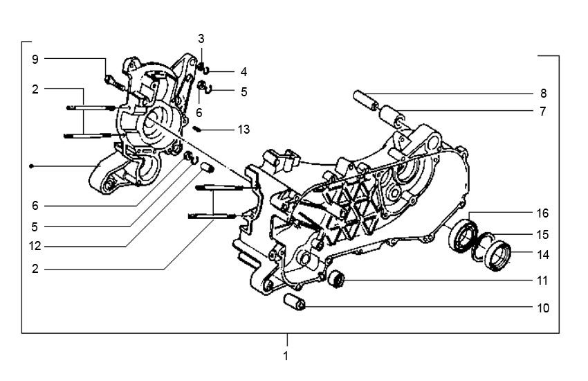 Carter Gilera Runner 50 2 tempi LC 1998-2005