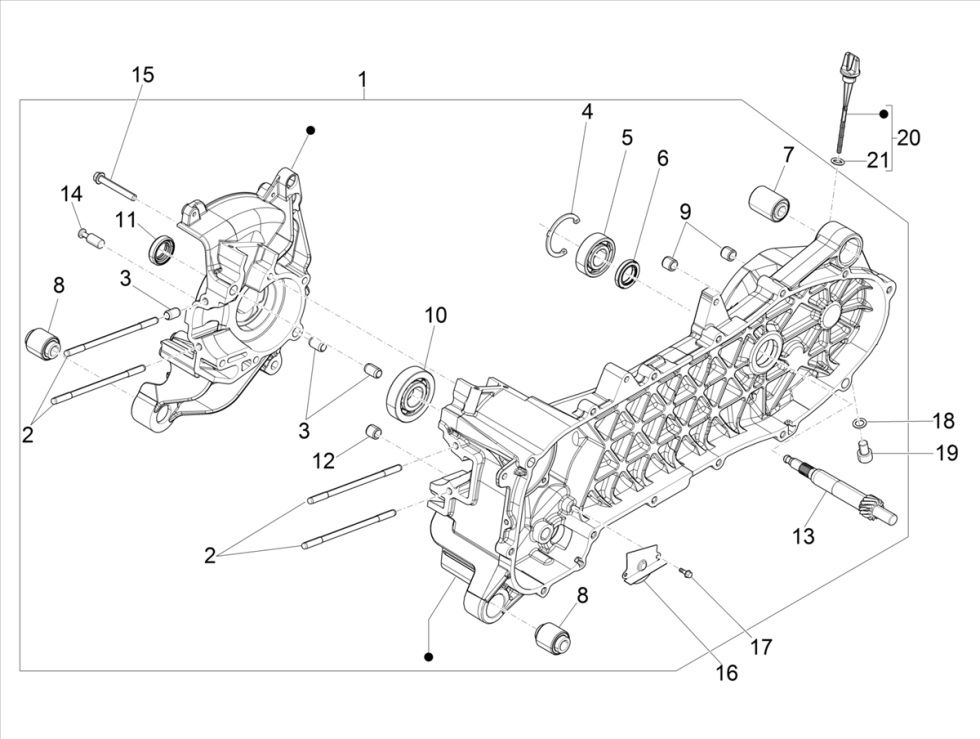 Carter Vespa Primavera 50 4 tempi IGET 3V Euro 5