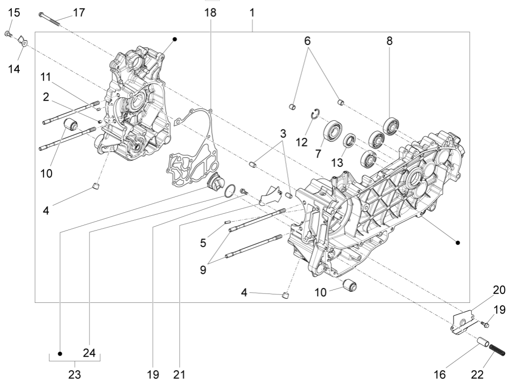 Carter Vespa Sprint 125 3V IE ABS