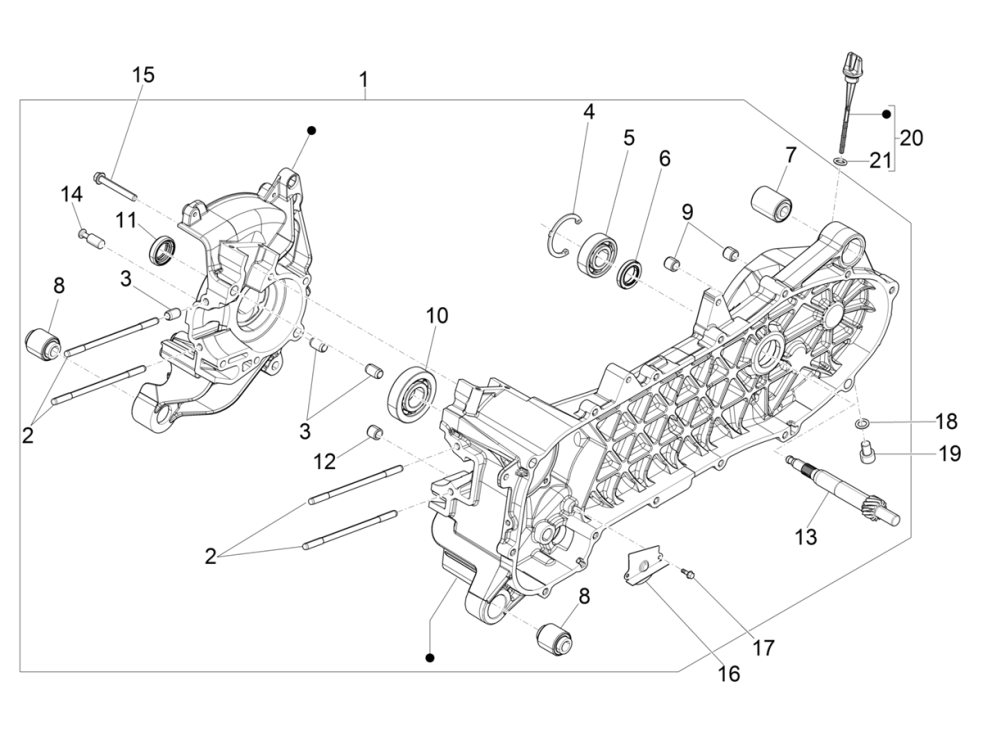 Carter Vespa Sprint 50 4 tempi IGET 3V Euro 4