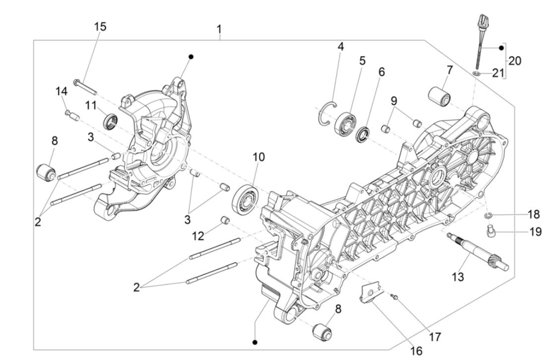 Carter Vespa Sprint 50 4 tempi IGET 3V Euro 5