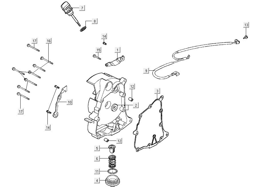 Carter - Dipstick - Filtro olio Kymco Agility CITY 16 125
