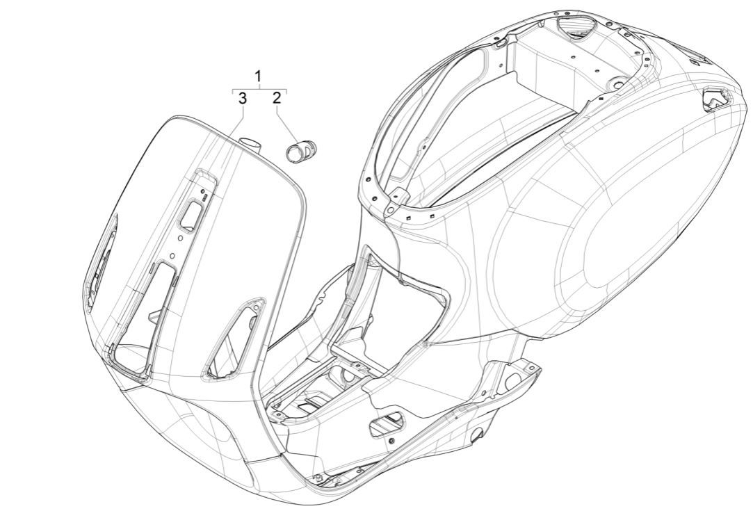 Telaio Vespa Sprint 125 3V IE ABS