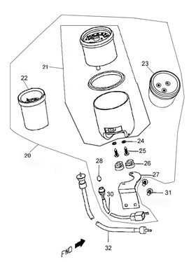 Contachilometri - Cockpit - Cavo contachilometri Benzhou YY50QT-15 antracite opaco