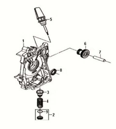Coperchio carter Sym Fiddle III 50 E3