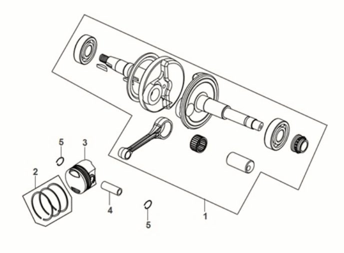 Albero motore Sym Orbit III 50 E5
