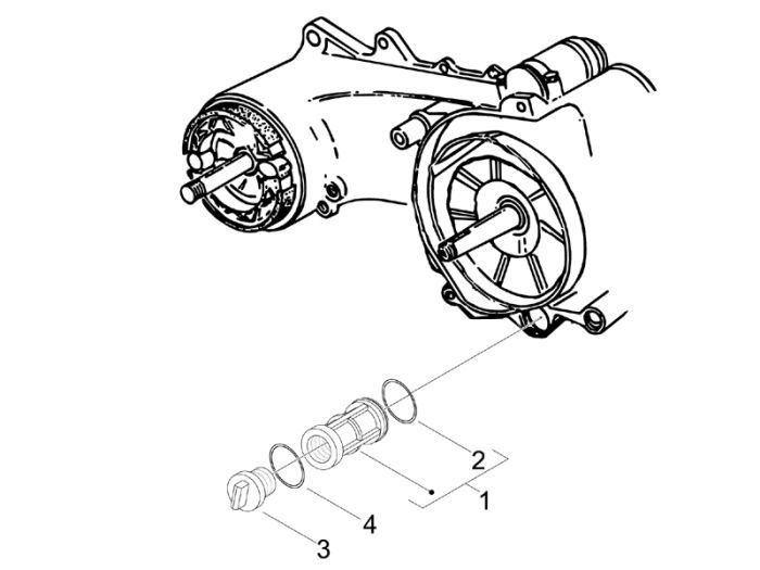 Filtro olio Piaggio New Fly 4 tempi 2V