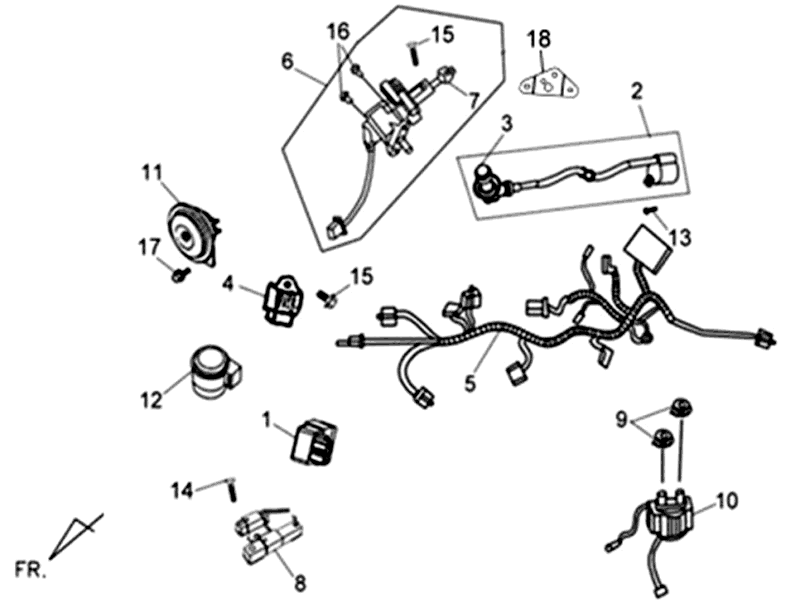 albero per cavi Sym Allo (WH871) champagne