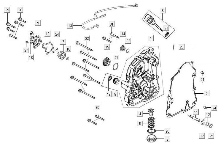 Carter - Dipstick - Filtro olio Kymco New Downtown 125i ABS