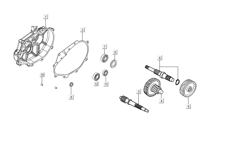 Denti - Trasmissione Kymco People S 150i Euro 4