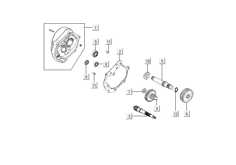 Denti - Trasmissione Kymco Agility RS 4 tempi nero 09