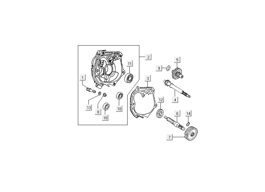 Dentizione - Trasmissione Kymco Grand Dink 2 tempi Silver
