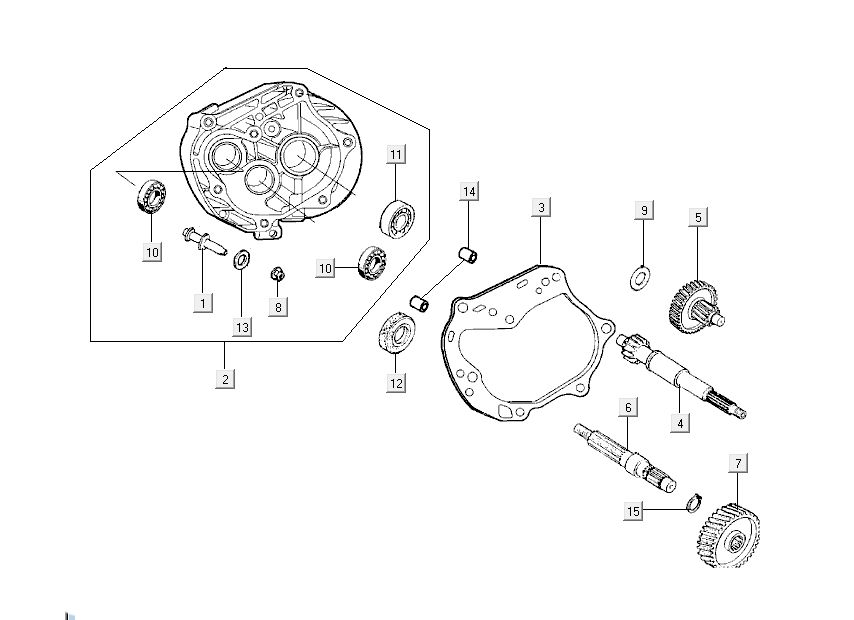 Denti - Trasmissione Kymco New Dink 4 tempi blu oceano profondo