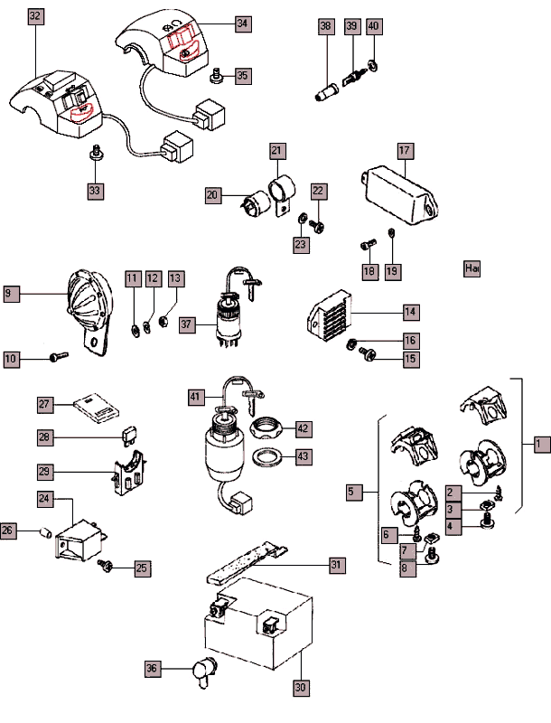 Elektra Tomos QUADRO E-START (25-45KMH) (K8-L0)