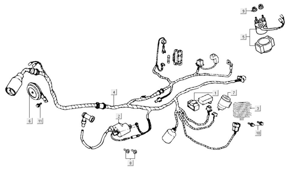 Parti elettriche Kymco K-Pipe 125
