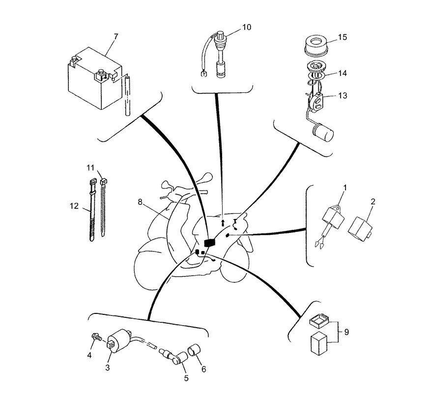 Ricambi elettrici AC Yamaha Jog-R 50 2 tempi