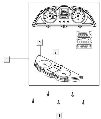 Contachilometri - Cavo contachilometri Kymco New Downtown 125i 4T LC ABS