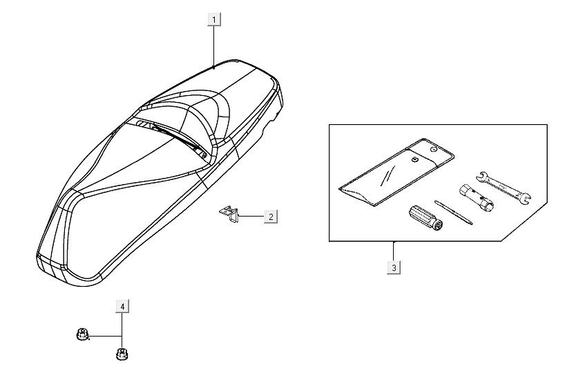 Sella Kymco People S 150i Euro 4