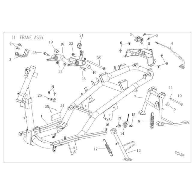 Telaio AGM VX50 plus 12