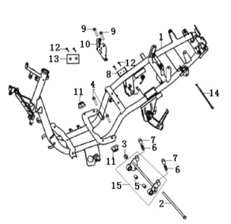 Telaio Generic Cracker 50 2 tempi blu 2010 25